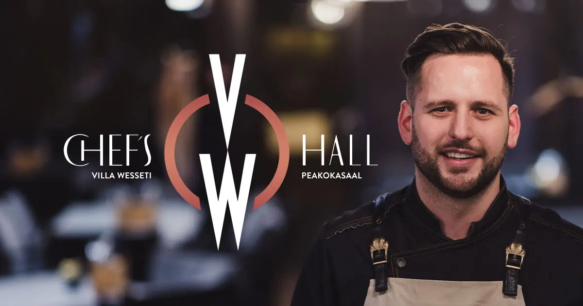 Villa Wesseti peakokasaali kokk ja chefs hall logo pilt