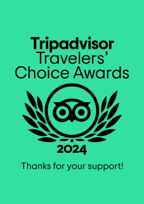 an image of tripadvisors travelers choice awards for 2024